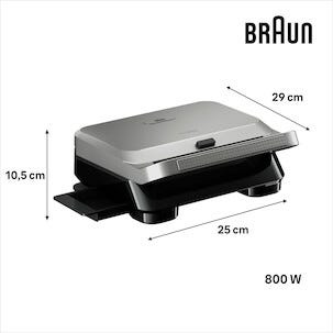 Braun SnackMaker 5 Pöytägrilli SM5006, 800 W