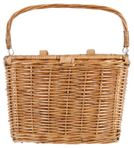 Cykelkorg flätad, Asaklitt