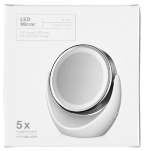 Sminkspegel med belysning