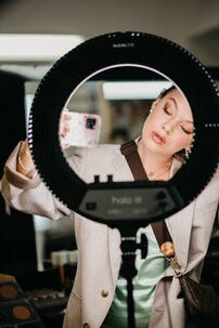 NanLite fotolampa för mobilen, Halo 14 LED Ring Light