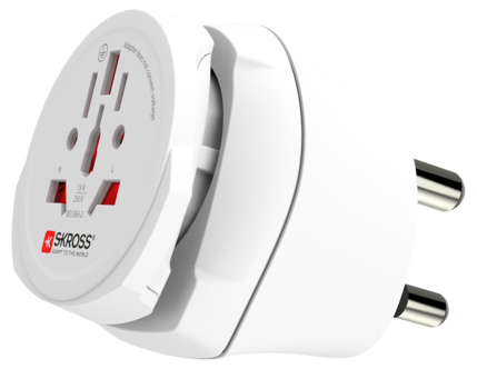 Skross Combo World to South Africa, Europe reiseadapter