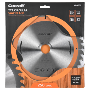 Cocraft sågklinga 250 x 30 x 2,8 mm, 40T