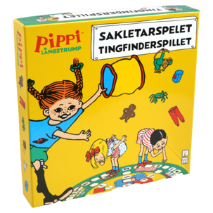 Pippi Langstrømpe Skattejaktspillet brettspill barn, fra 3 år