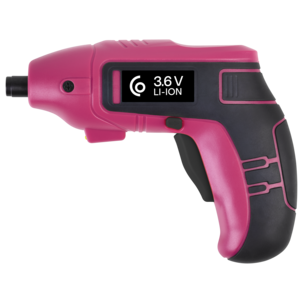 Liten drill 3,6 V med bitsfeste og LED