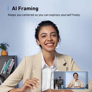 AnkerWork C310 webbkamera 4K UHD AI-funktion