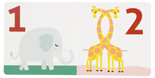 Min första bok om siffror, 0–3 år