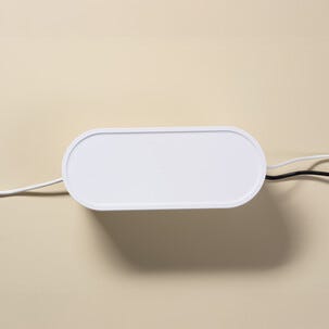 Kabellåda plast, sladdgömma för kablar och grenuttag