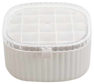 Empire smyckeskrin, 2 smyckesbrickor och bottenfack, beige