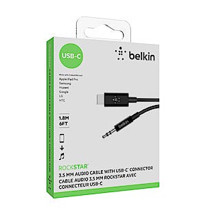 Ljudkabel  USB-C till 3,5 mm, Belkin