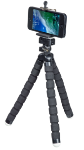 Stativ med hållare för smartphone