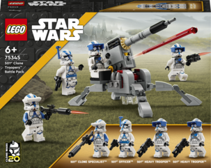 LEGO Star Wars 501st Clone Troopers Battle Pack 75345, fra 6 år