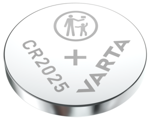 Varta litiumbatteri CR2025, 2-pakning