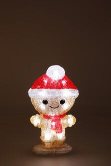 Pepparkaksgubbe belysning utomhus LED 22 cm, Northlight