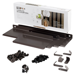 Fibrotech Hyllyjen ja koukkujen sarja akustiikkapaneeliin, 66 osaa