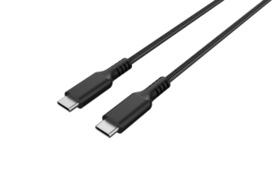 USB-C-kaapeli 1,5 m USB-C–USB-C kangaspäällysteinen, Clas Ohlson