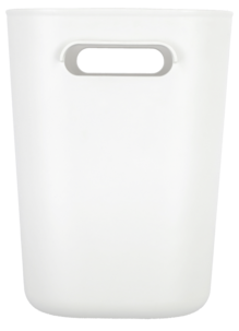 Serenity oppbevaringsboks i plast uten lokk, hvit