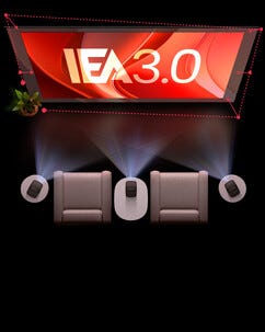 Nebula Mars 3 Air Kannettava Google TV -projektori, D2325