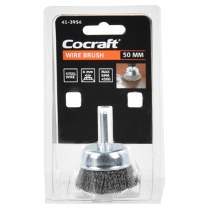 Cocraft roterande stålborste för skruvdragare, 50 mm