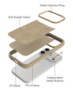 Exibel Velora iPhone 17 Pro och iPhone 18 Pro mobilskal