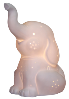 Bordslampa Elefant i porslin, Northlight