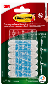 Command Koristekiinnike ulkokäyttöön 20 kpl