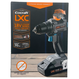 Cocraft LXC batteridrevet drill 18 V DD18-BL