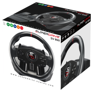 Superdrive SV850 gamingratt och pedaler 