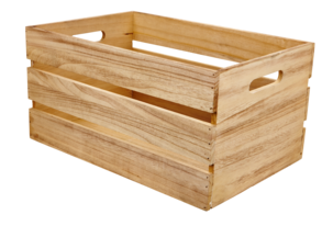 Trälåda med handtag