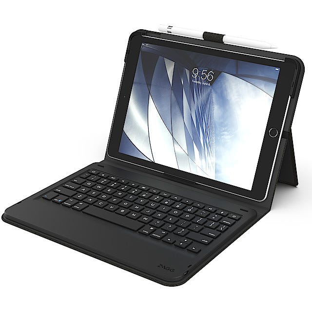 Zagg Messenger Folio etui med tastatur til iPad 10.2 | Clas Zagg Rugged Messenger tastatur og deksel til iPad Pro 10,2