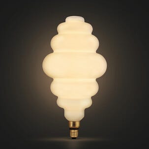 Dekorpære dembar sky LED E27 4 W opal, 350 lm