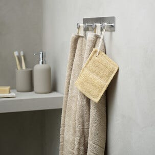 Självhäftande kroklist 4 krokar, krom