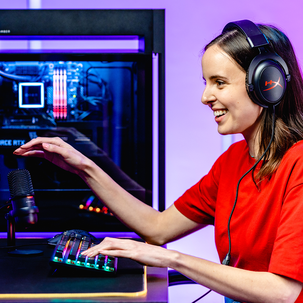 HyperX SoloCast USB-mikrofon med bordsstativ