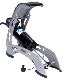 Fotpump med tryckmätare, Presta, Schrader, Dunlop