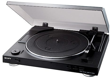 Skivspelare med USB-utgång, Sony PS-LX300USB