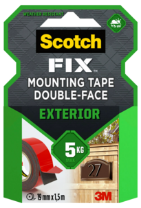 Scotch-Fix Exterior dobbeltsidig teip, 5 kg