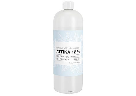 Ättika 12 %, 1 liter