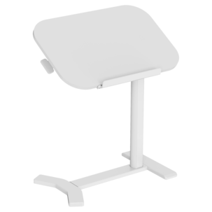 Flexisport höj- och sänkbart arbetsbord vitt, 65-105 cm