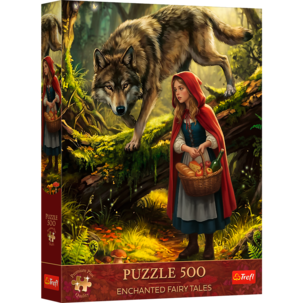Pussel Trefl Enchanted Fairy Tales, Rödluvan och vargen, 500 bitar