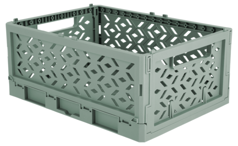 Klappboks av resirkulert plast, large 33 x 24,5 x 13,8 cm