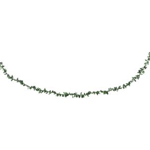Ljusslinga gröna blad, batteri, inomhus, 3 m