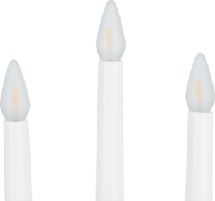 E10 LED-pærer til advensstake, 10-55 V, 4-pakning