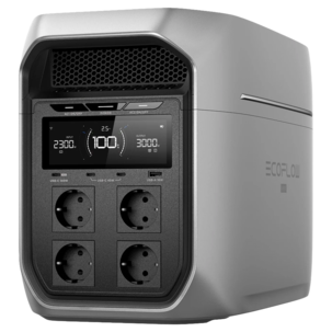EcoFlow Delta 3 Max Plus bærbar strømstasjon, 3000 W