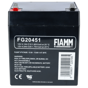 Batteri Fiamm 12 V/4,5 Ah AGM