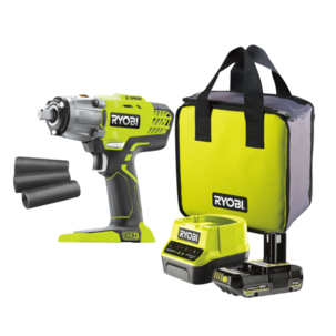 Ryobi mutterdragare R18IW3-120S3, batteridriven
