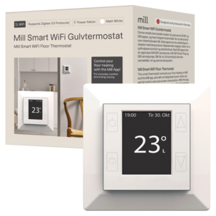 Mill Smart WiFi Termostaatti lattialämmitykseen, digitaalinen