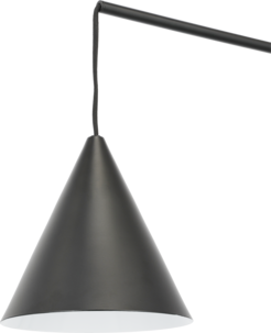 Northlight Vide, vägglampa med arm, svart