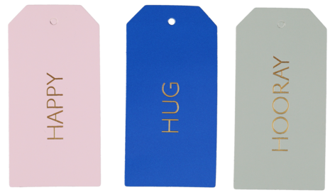 Hängetiketter 12-pack, 4 x 8 cm, FSC