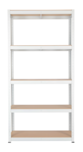 Metallihylly autotalliin tai varastoon, 5 hyllytasoa