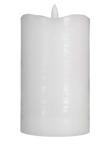 Blockljus LED batteriljus med timer, vit