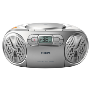 Philips CD-spelare med kassett och radio, AZ127 